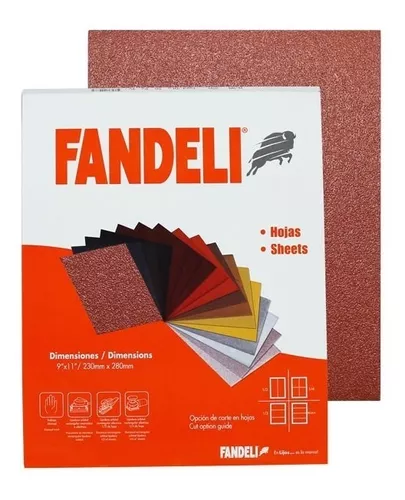 LIJA ESMERIL # 120 J-86 FANDELI