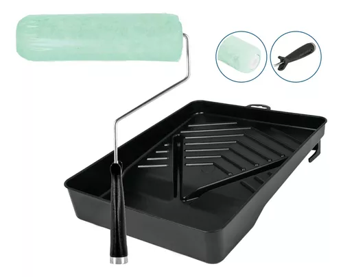 KIT CHAROLA CON RODILLO NEGRA