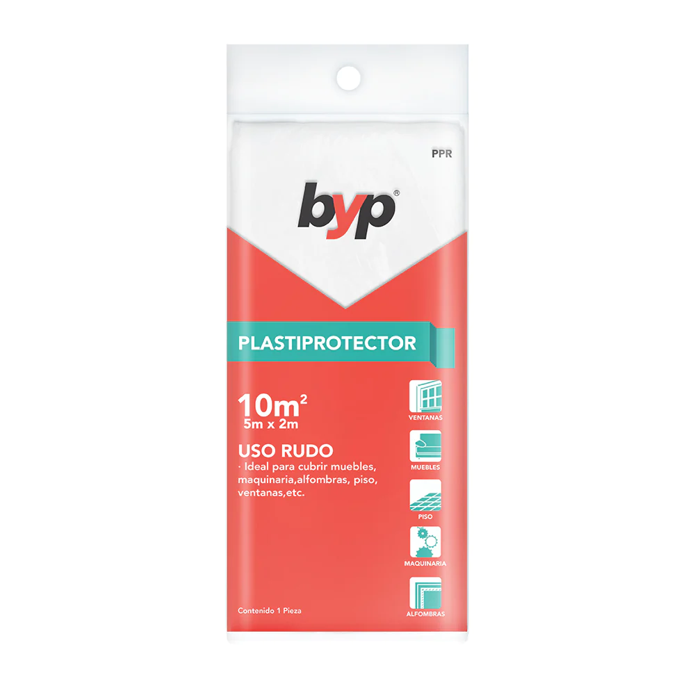 PLASTICO PROTECTOR 10M2 USO RUDO BYP