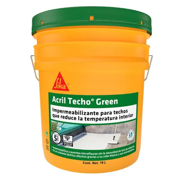 Acril Techo Green Power blanco Cubeta (19 L)