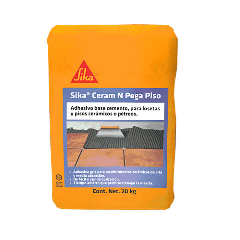 [449364] SikaCeram N Pegapiso Gris Saco (20 Kg)
