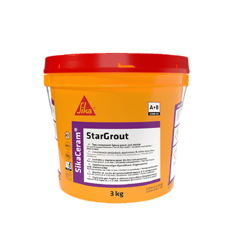 SikaCeram StarGrout(A+B) Ash/ Gris Oscuro Unidad (3 Kg)