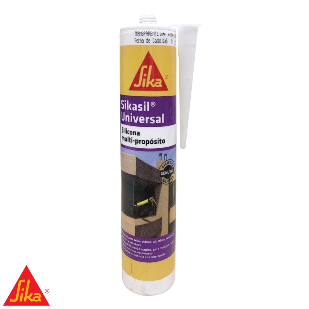 Sikasil Universal Negro, Cartucho (280 ml)