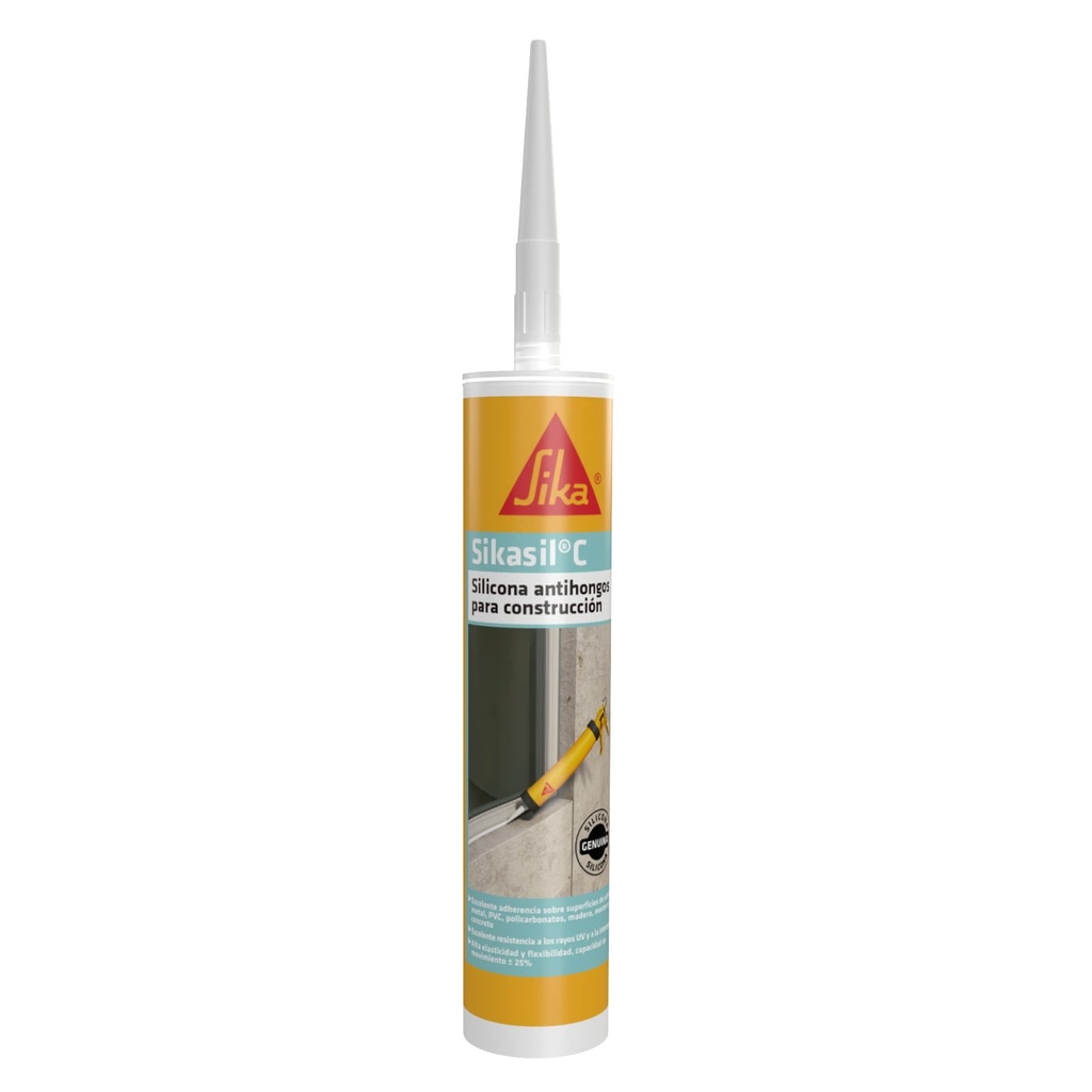 Sikasil C Transparente Cartucho (280 ml)