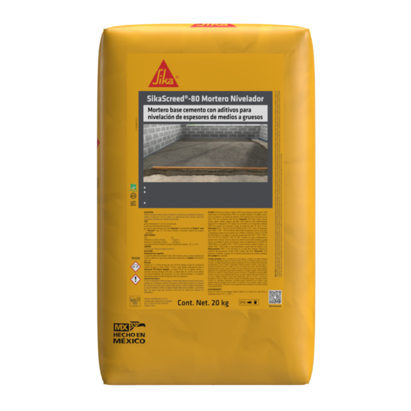 [661487] SikaScreed-80 Mortero Nivelador Saco (20 Kg)