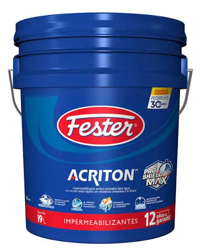 Fester Acriton Ps Max 12 Años Rojo