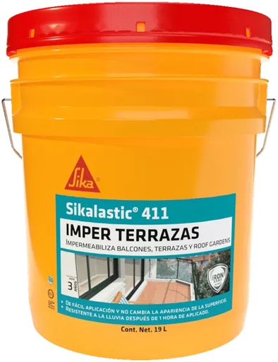 [617670] Sikalastik-411 MX Imper terrazas Cubeta (19 L)
