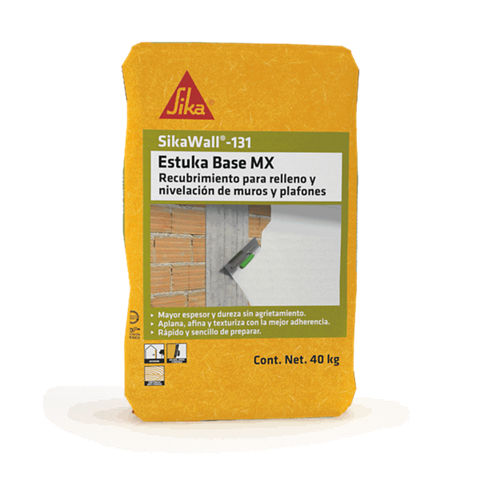 [695516] SikaWall-131 Estuka Base MX blanco saco (40 Kg)