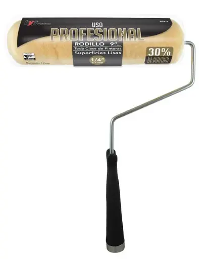 [RPR79] RODILLO 9" PROFESIONAL ALTA DENSIDAD 1/4"